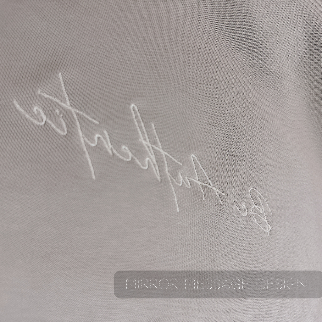Be Authentic Mirror Message Top