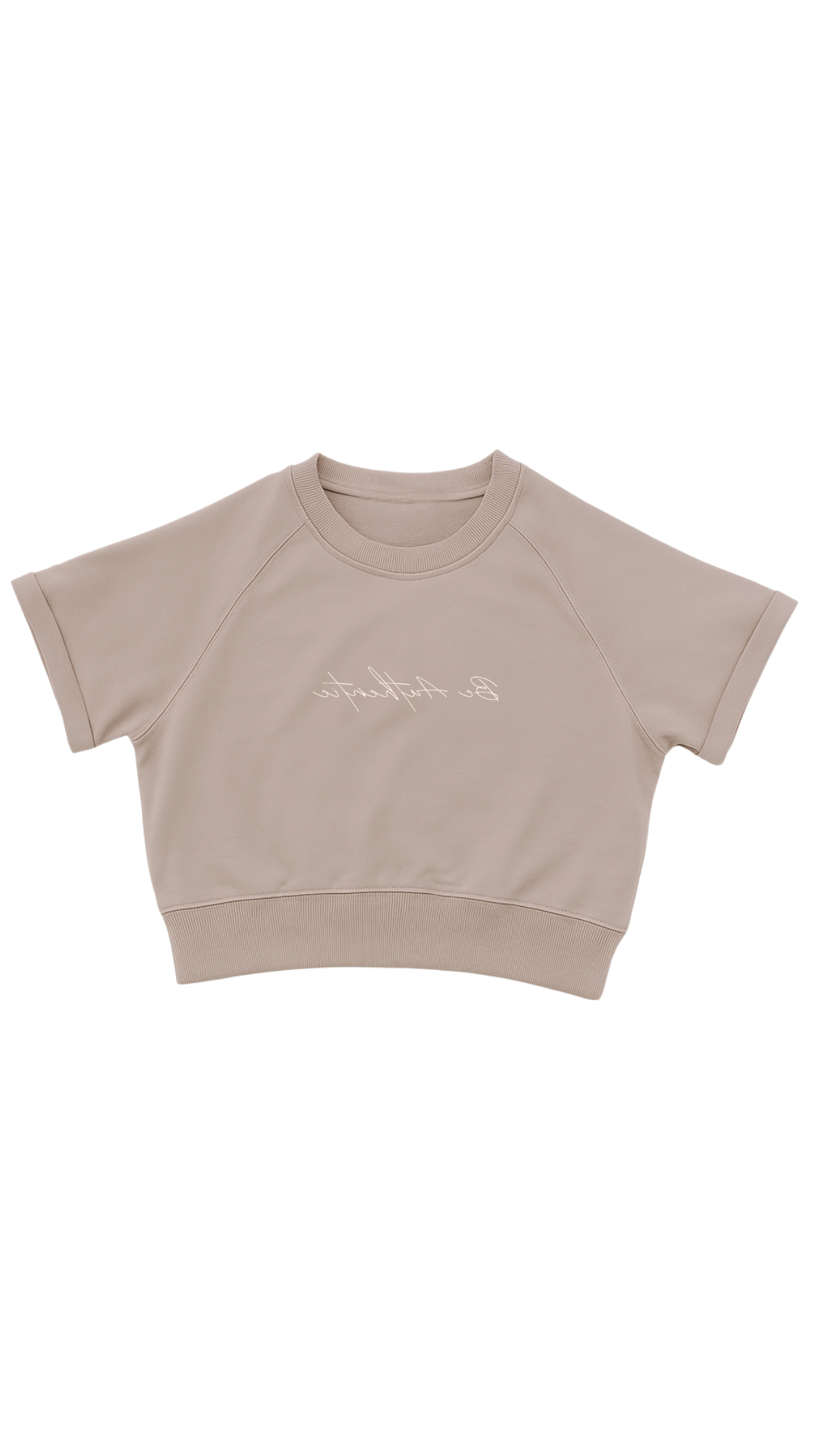 Be Authentic Mirror Message Top