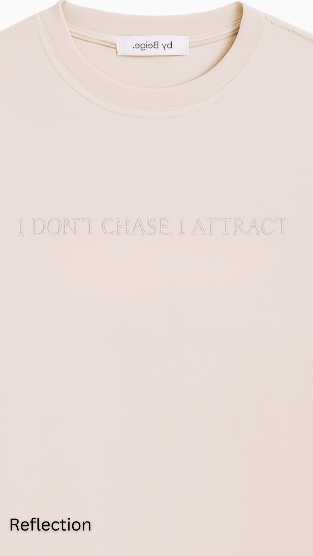 I Attract Long Sleeve Top- Beige (PRE-ORDER)