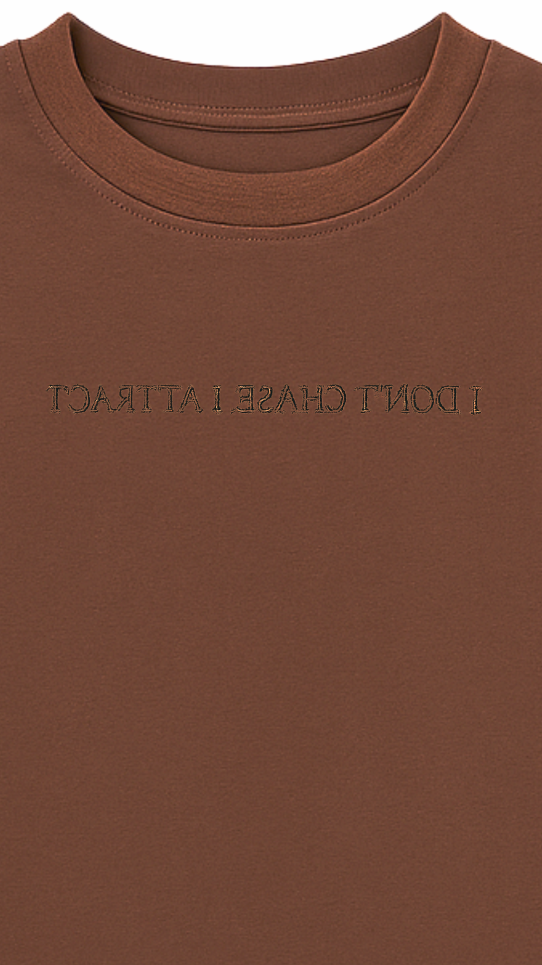 I Attract Long Sleeve Top- Mocha (PRE-ORDER)