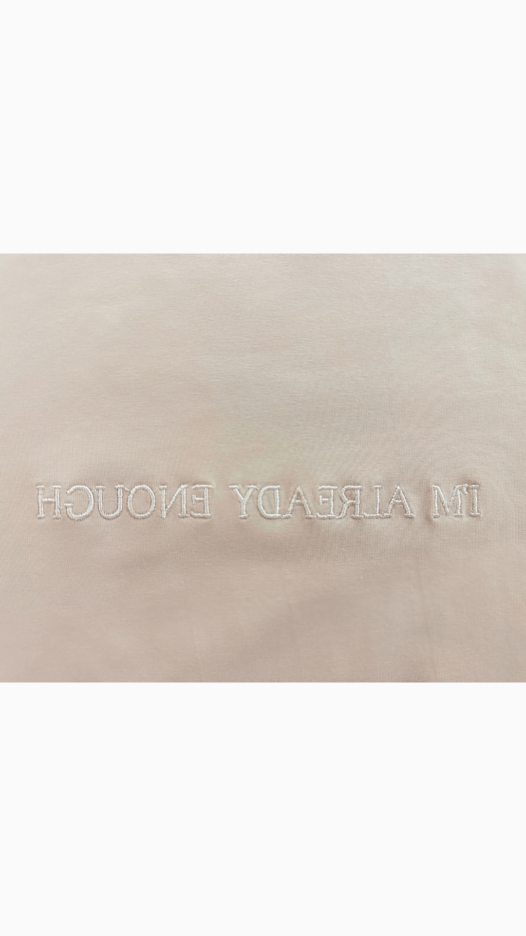 I'm Enough Top- Neutral (PRE-ORDER)