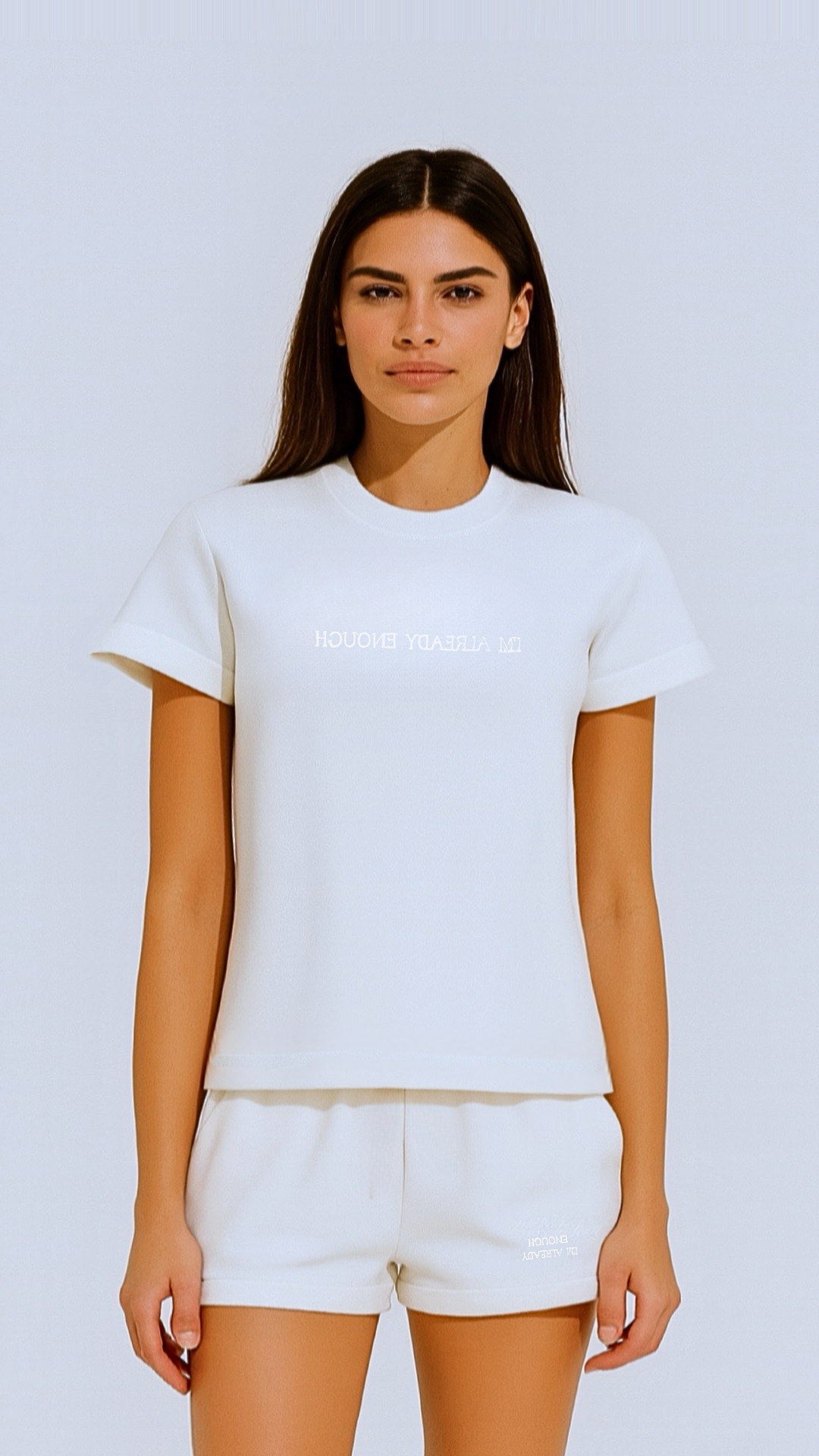 I'm Enough Top- Off White (PRE-ORDER)