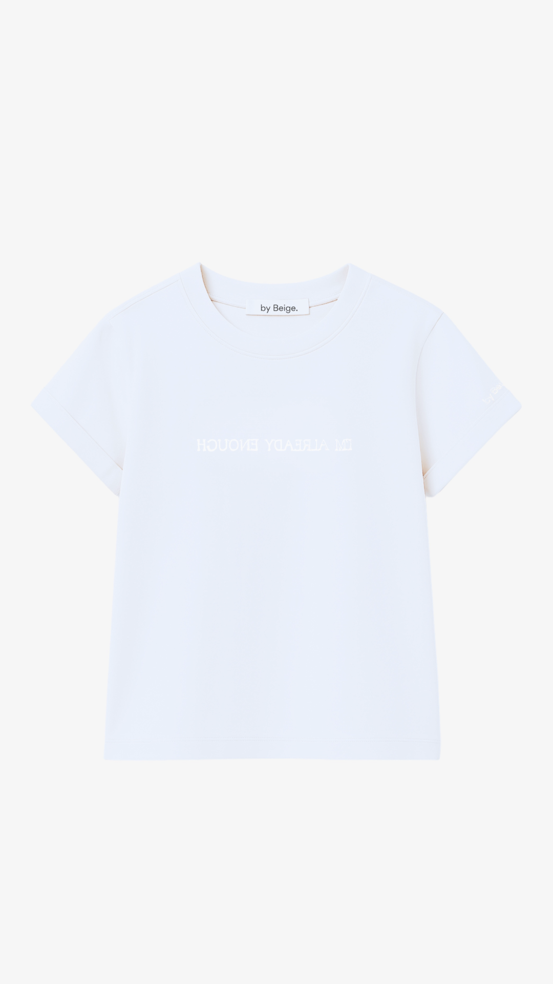 I'm Enough Top- Off White (PRE-ORDER)