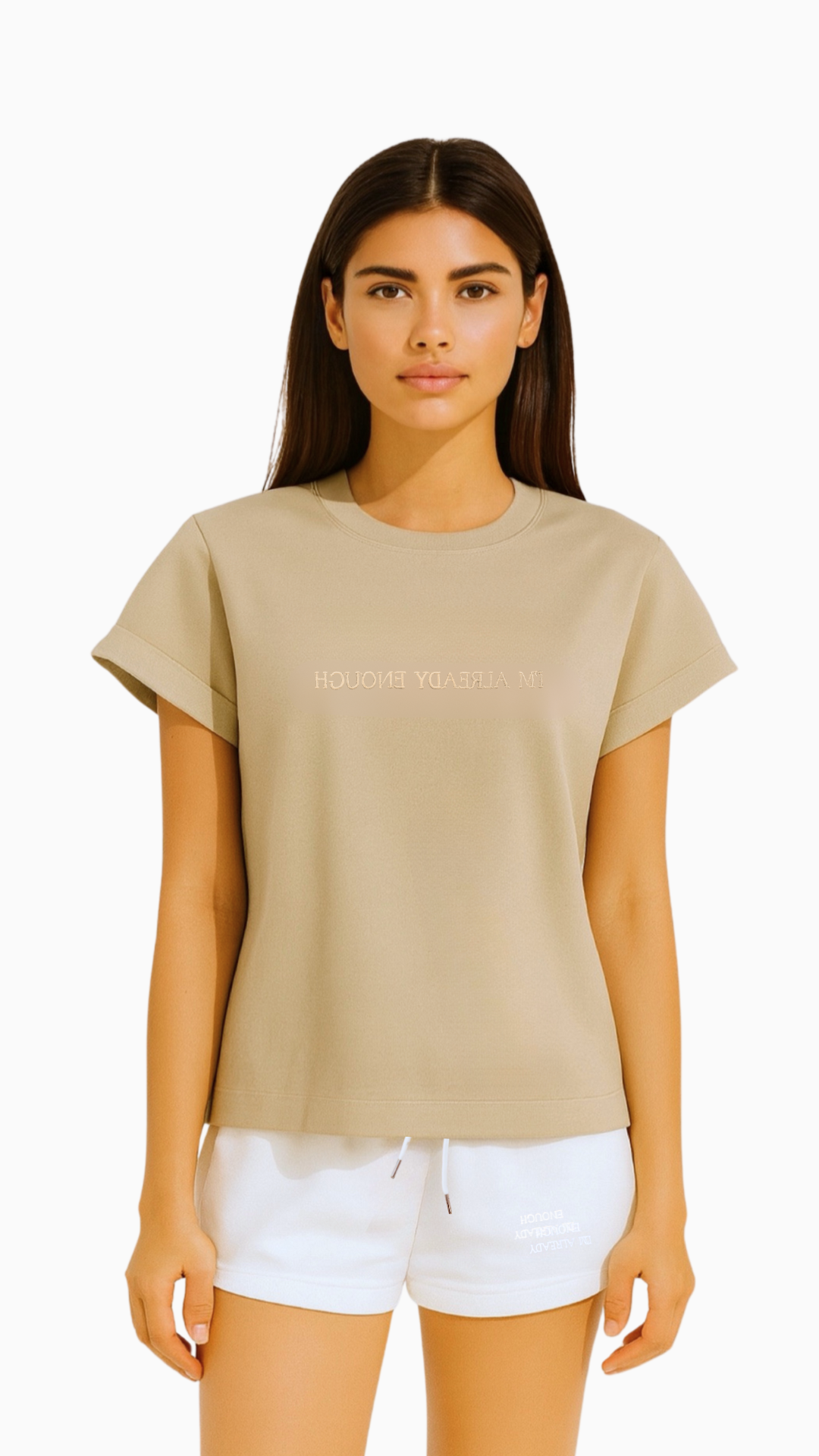 I'm Enough Top- Neutral (PRE-ORDER)