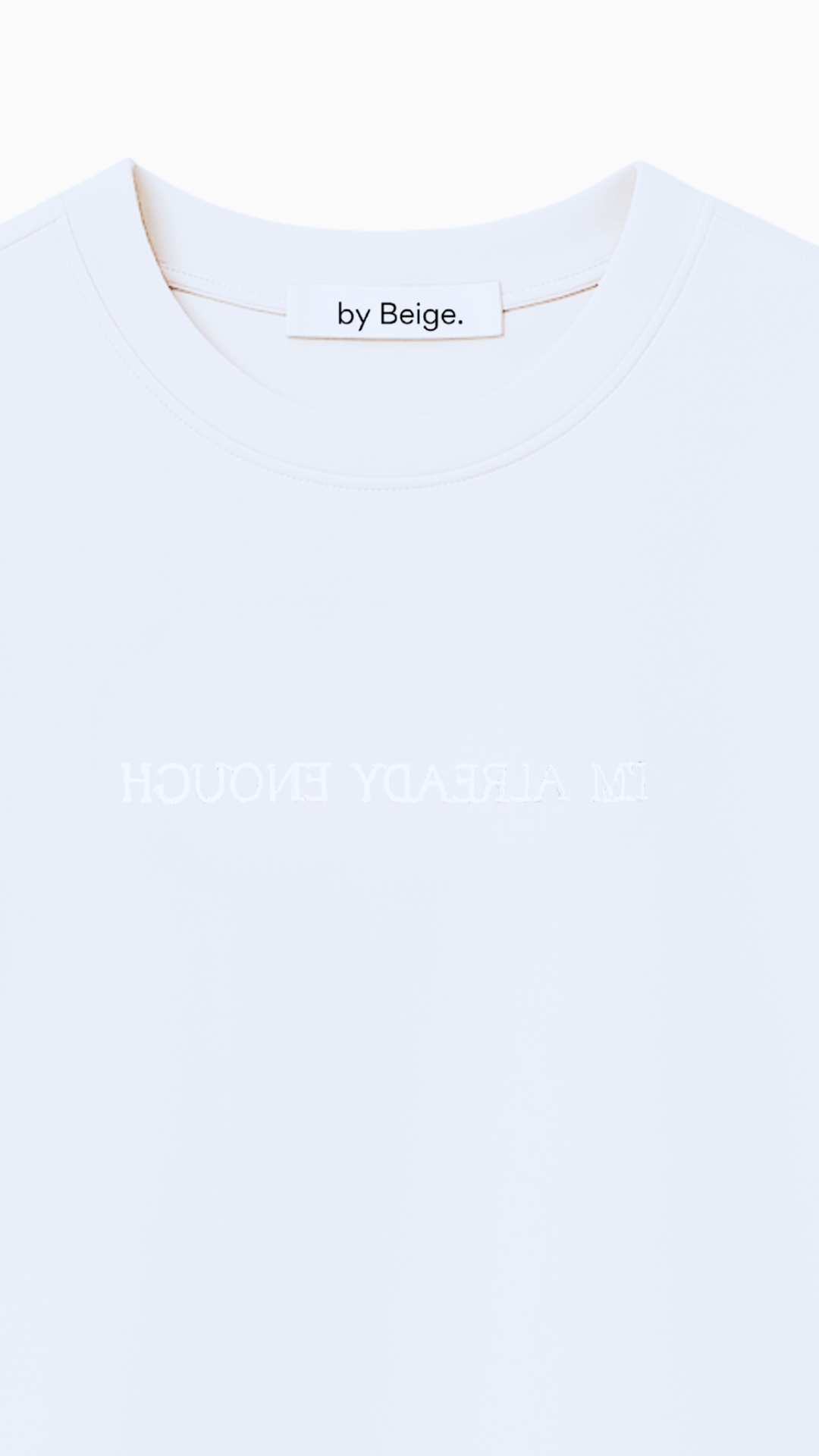 I'm Enough Top- Off White (PRE-ORDER)