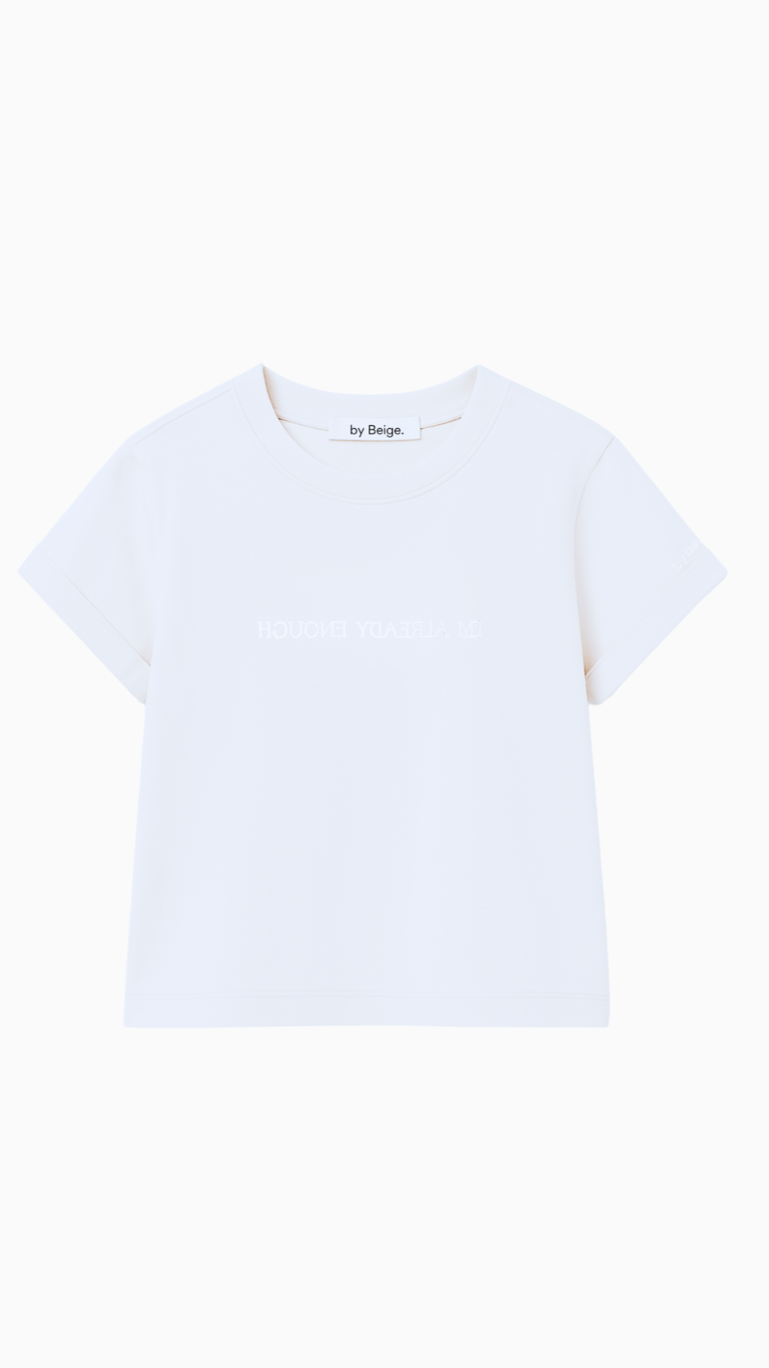 I'm Enough Top- Off White (PRE-ORDER)